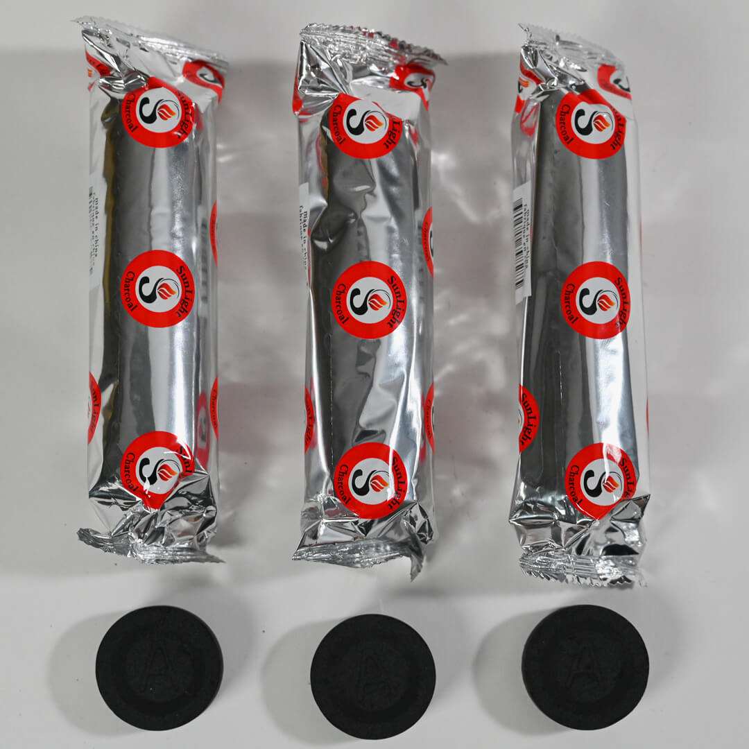Charcoal Tablets Rolls for Resin Incense Burning