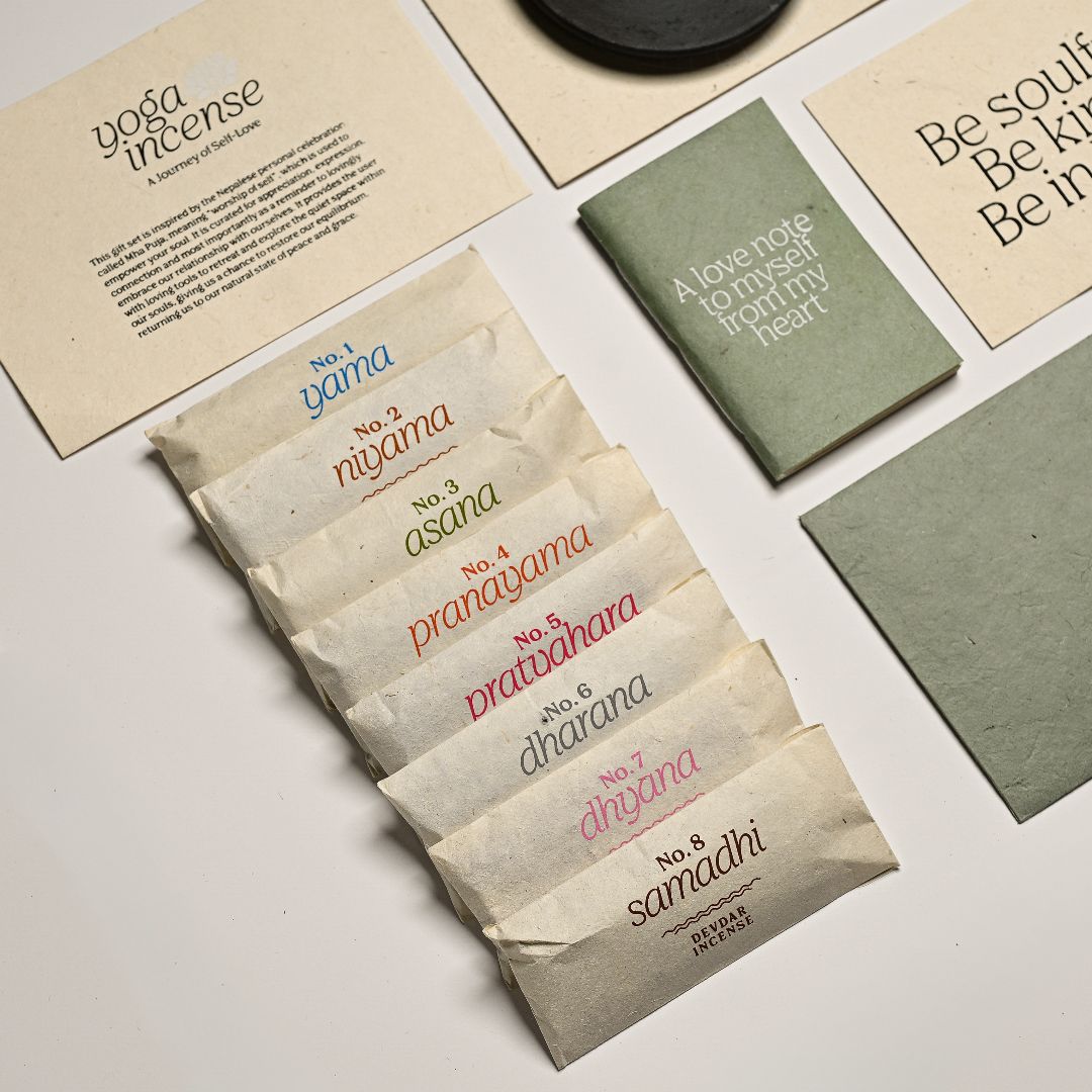 Set of yoga incense 