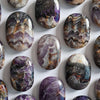 Load image into Gallery viewer, Amethyst Palm Stones  close view