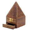 Arabic Incense Burner - Wooden Pyramid