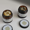 Black Copal and Hojari Frankincense in glass jars