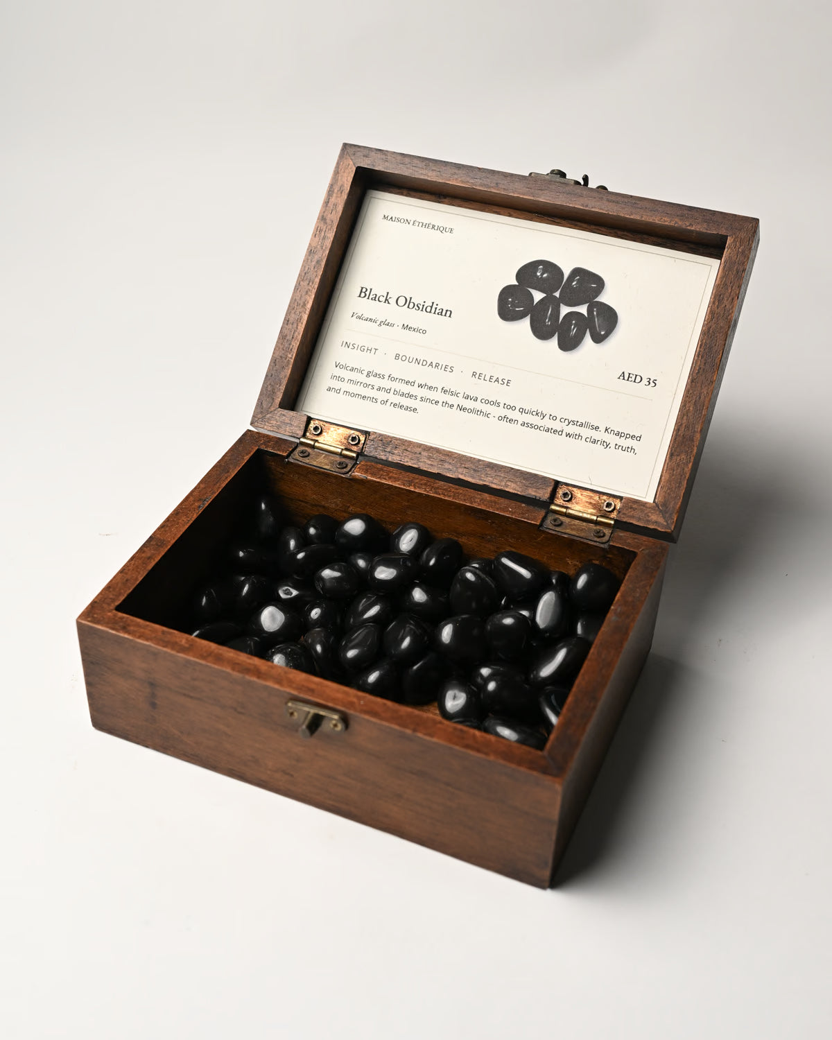 Black Obsidian Tumbled Stone 4