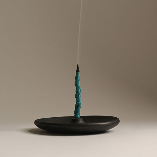 Rope Incense stick with clay holder