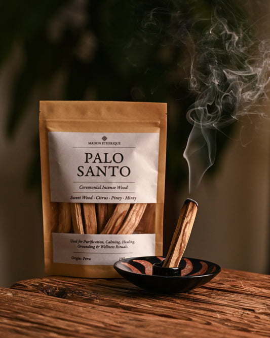Burning shot palo santo