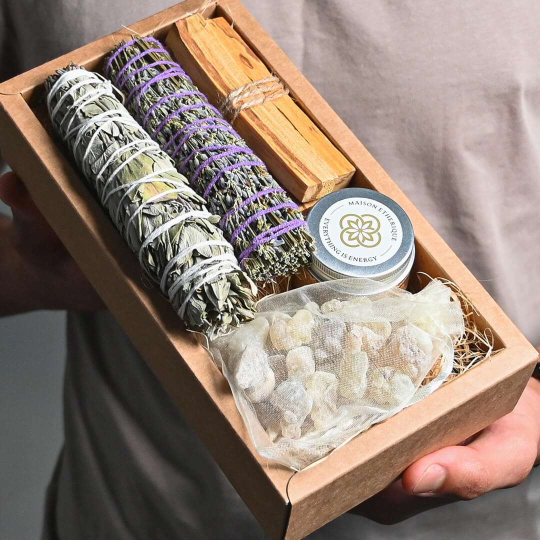 Ceremonial Incense Smudging Kit in Hands Maison Etherique in Dubai