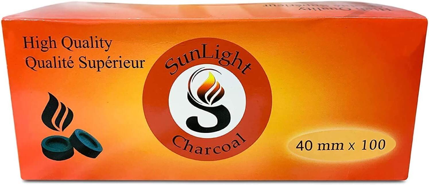 Charcoal Tablets for Resin Incense Burning 1 Box