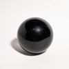 Closeup shot of Black Obsidian sphere