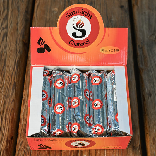 Charcoal Tablets for Resin Incense Burning- 1 Box