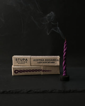 Austha Sugandha Lokta Rope Incense Tube