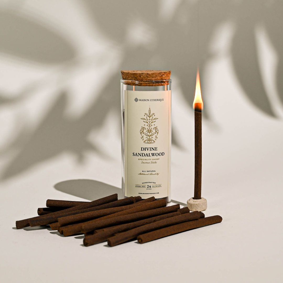 Divine Sandalwood Incense Dhoop Sticks
