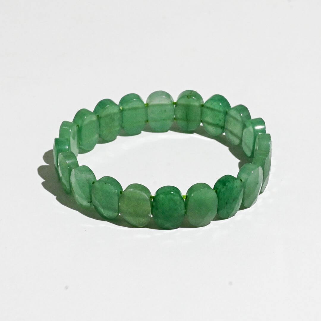 Green Jade Crystal Bracelet  by Maison Etherique