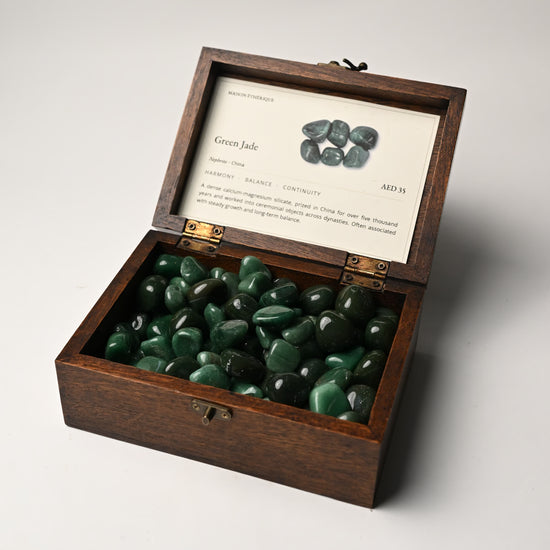 Green Jade Tumbled Stone 4