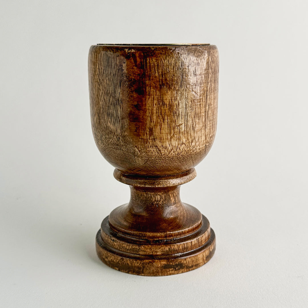 Incense Burner - Wooden Goblet