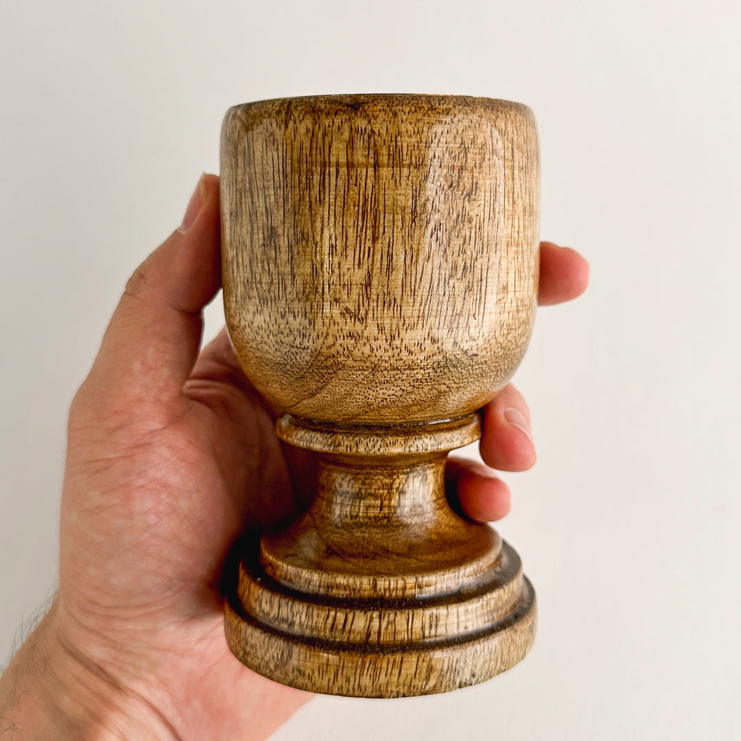 Incense Burner - Wooden Goblet