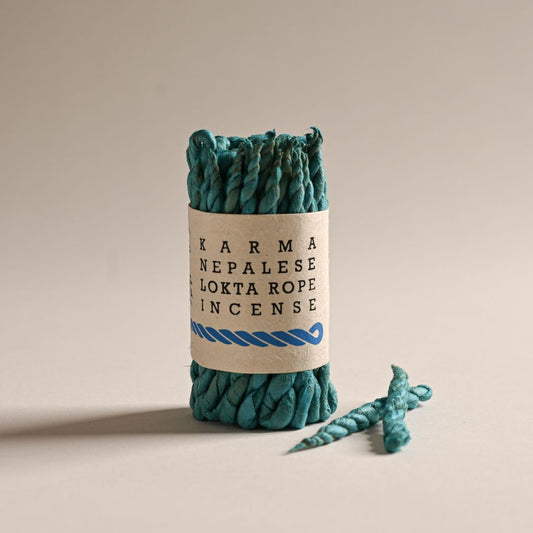 bundle of karma nepalese lokta rope incense