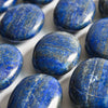 Lapis Lazuli Palm Stones close view