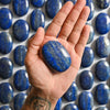 Load image into Gallery viewer,  A Lapis Lazuli Palm Stone on hand