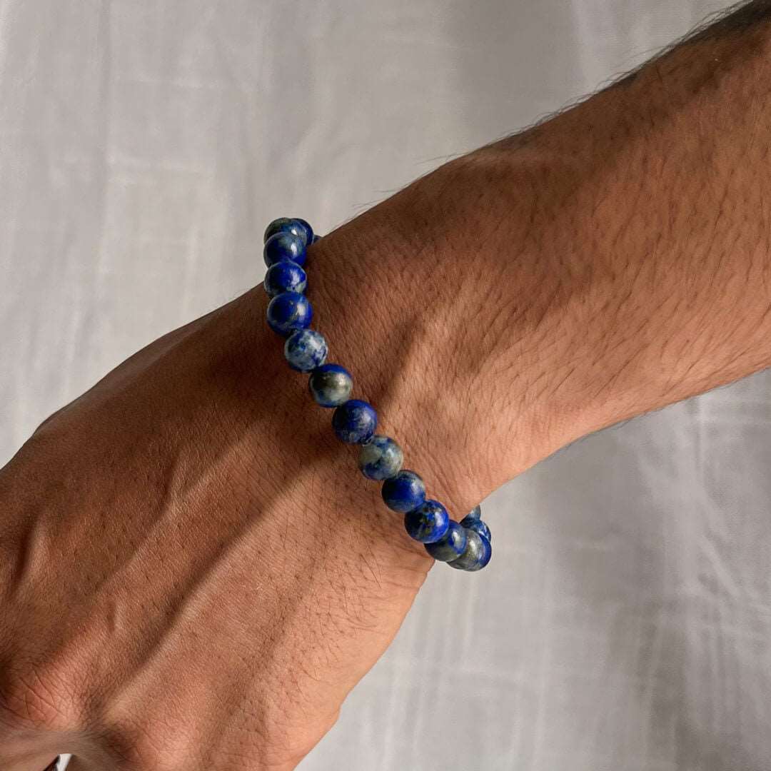 Lapis Lazuli Bracelet on hand