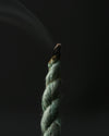 Macro shot of Devdar Lokta Rope Incense Tube
