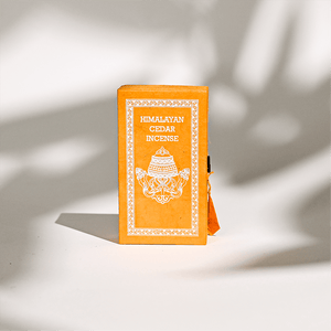 Maison Etherique box of Himalayan Cedar incense sticks by Stupa Incense, handcrafted in Nepal.