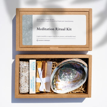 open and closed box of Meditation Ritual kits