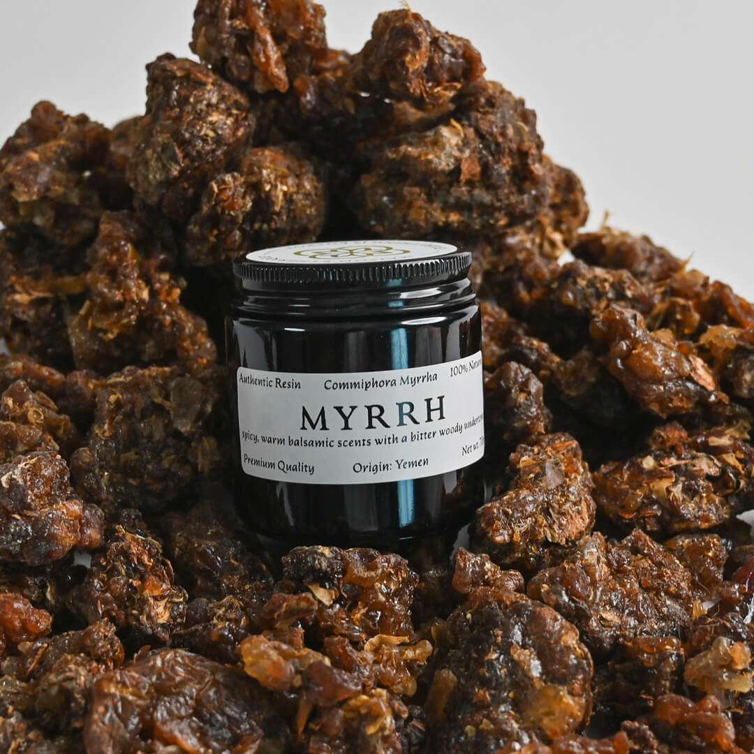 A jar of Myrrh Resin by Maison Etherique