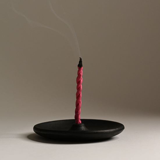 Burning frankincense