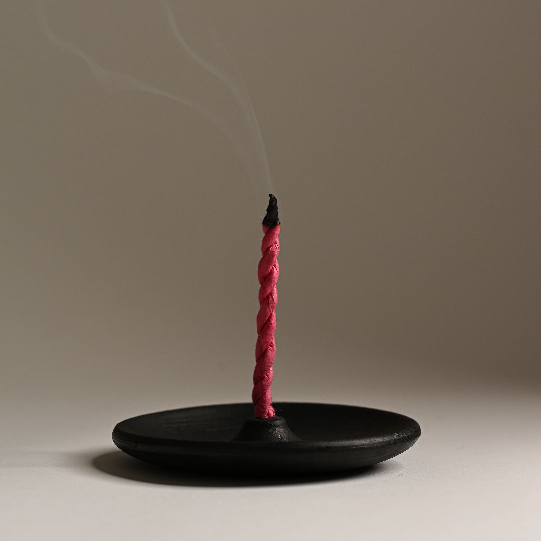 Burning frankincense