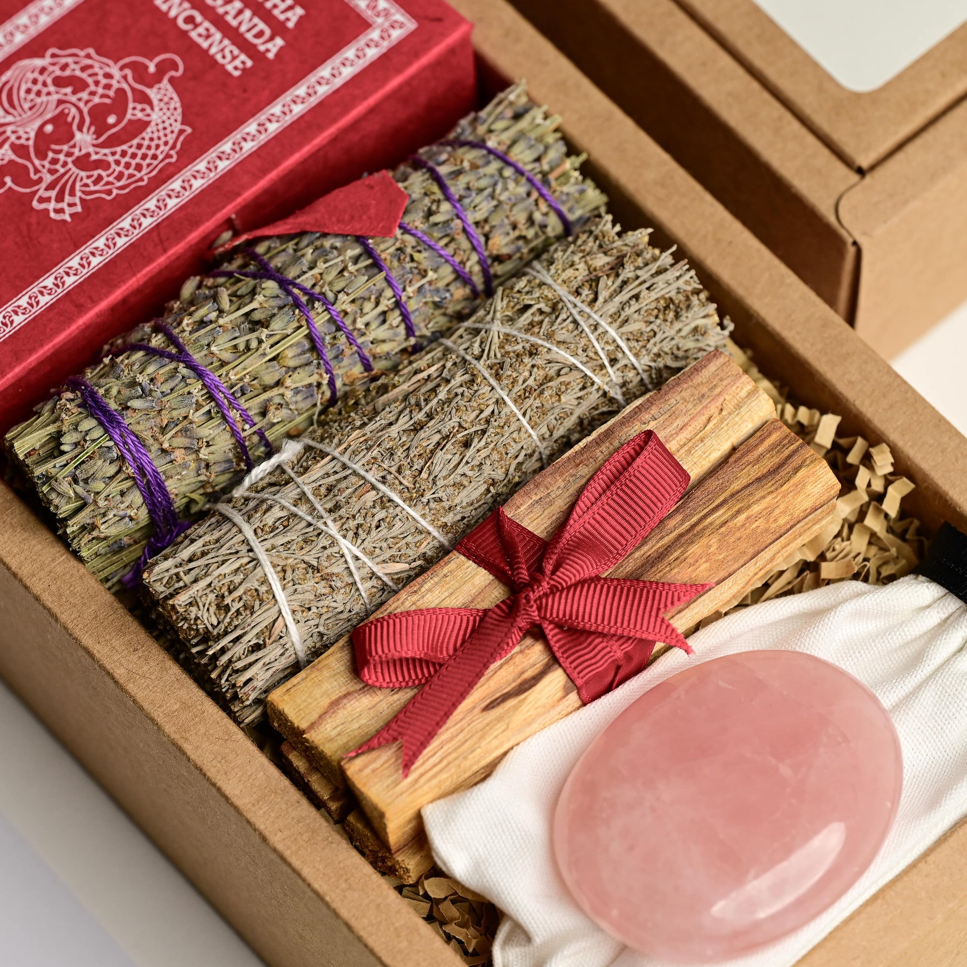 Sage Lavender Palo Santo Rose Quartz 