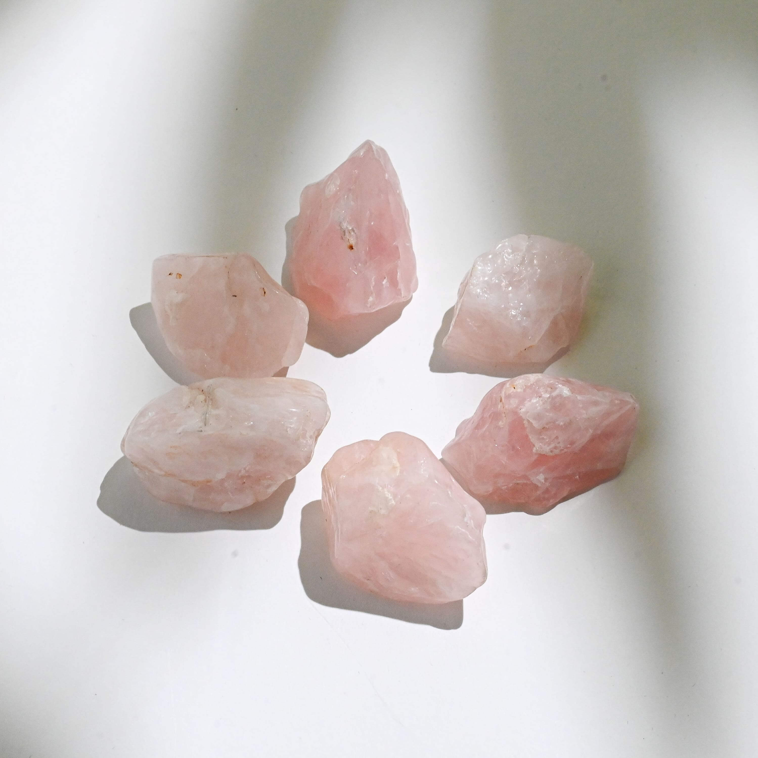 Rose Quartz Tumbled: Raw Love Stone