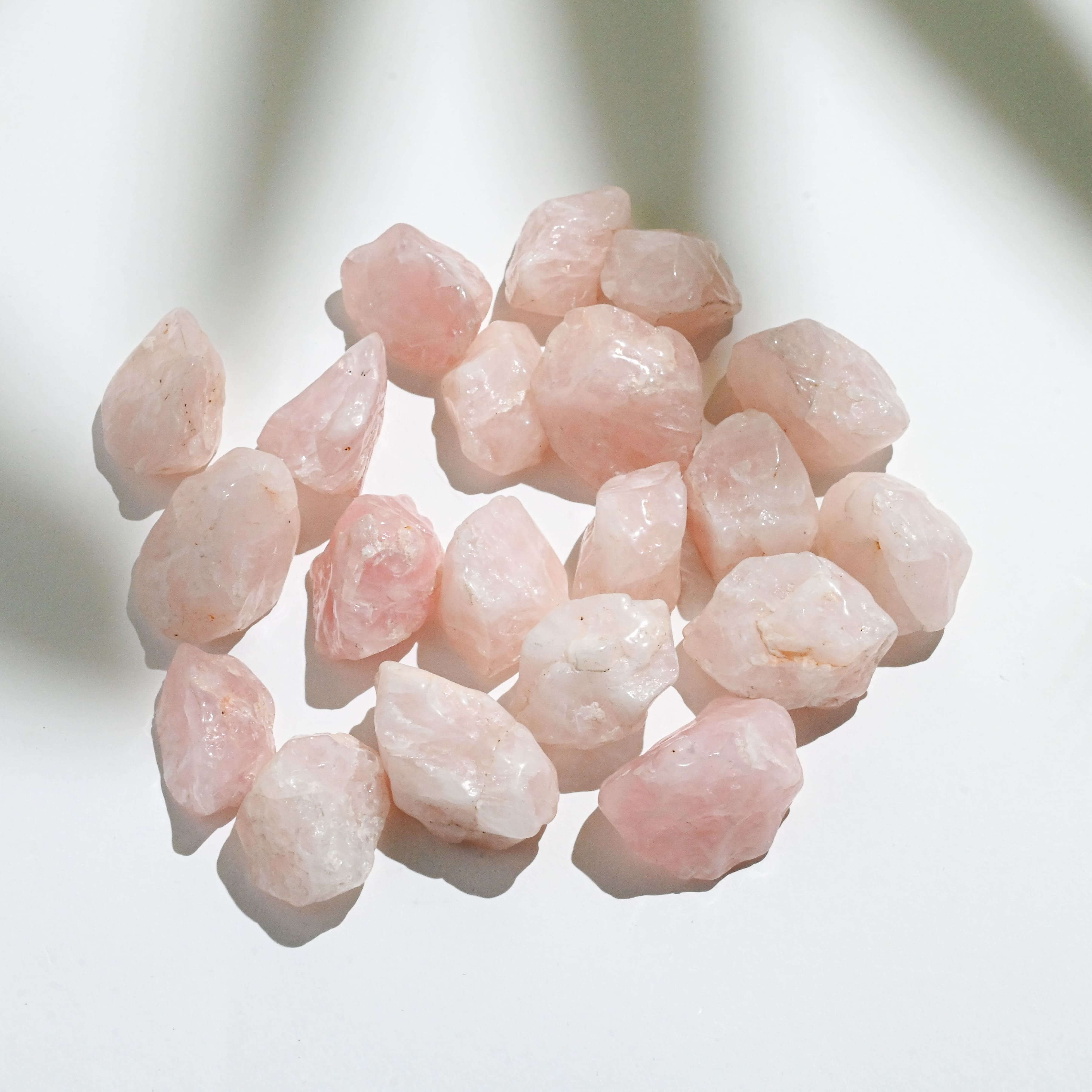 Rose Quartz Tumbled: Raw Love Stone