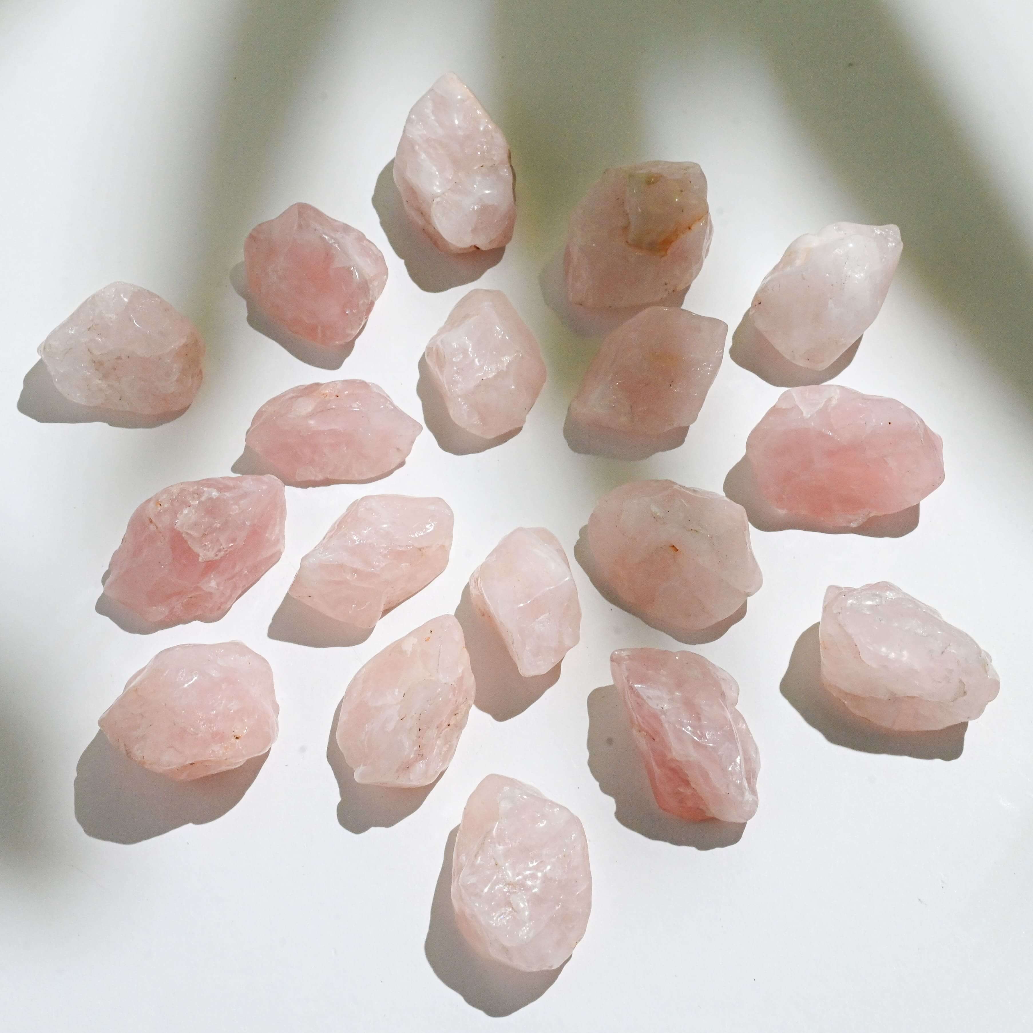 Rose Quartz Tumbled: Raw Love Stone