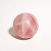 Rose Quartz sphere on a white background