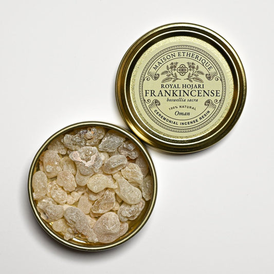 Royal Hojari Frankincense opened and closed 