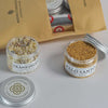 Two jars of frankincense and palo santo powder