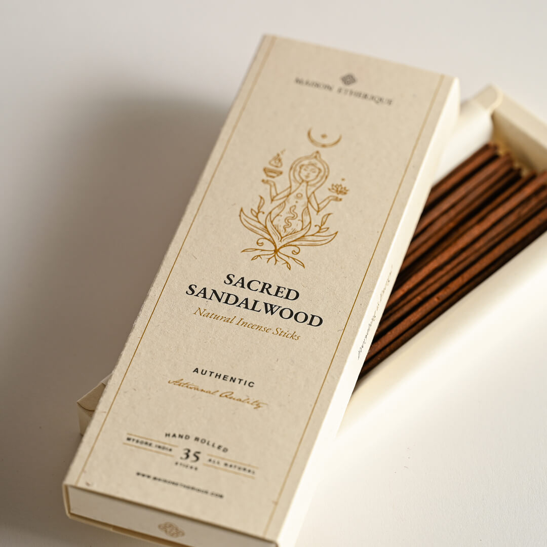 Sacred Sandalwood Incense Sticks - Mysore