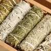 White Sage, Cedar, Blue Sage 