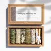 open and closed box of Smudging Discovery set