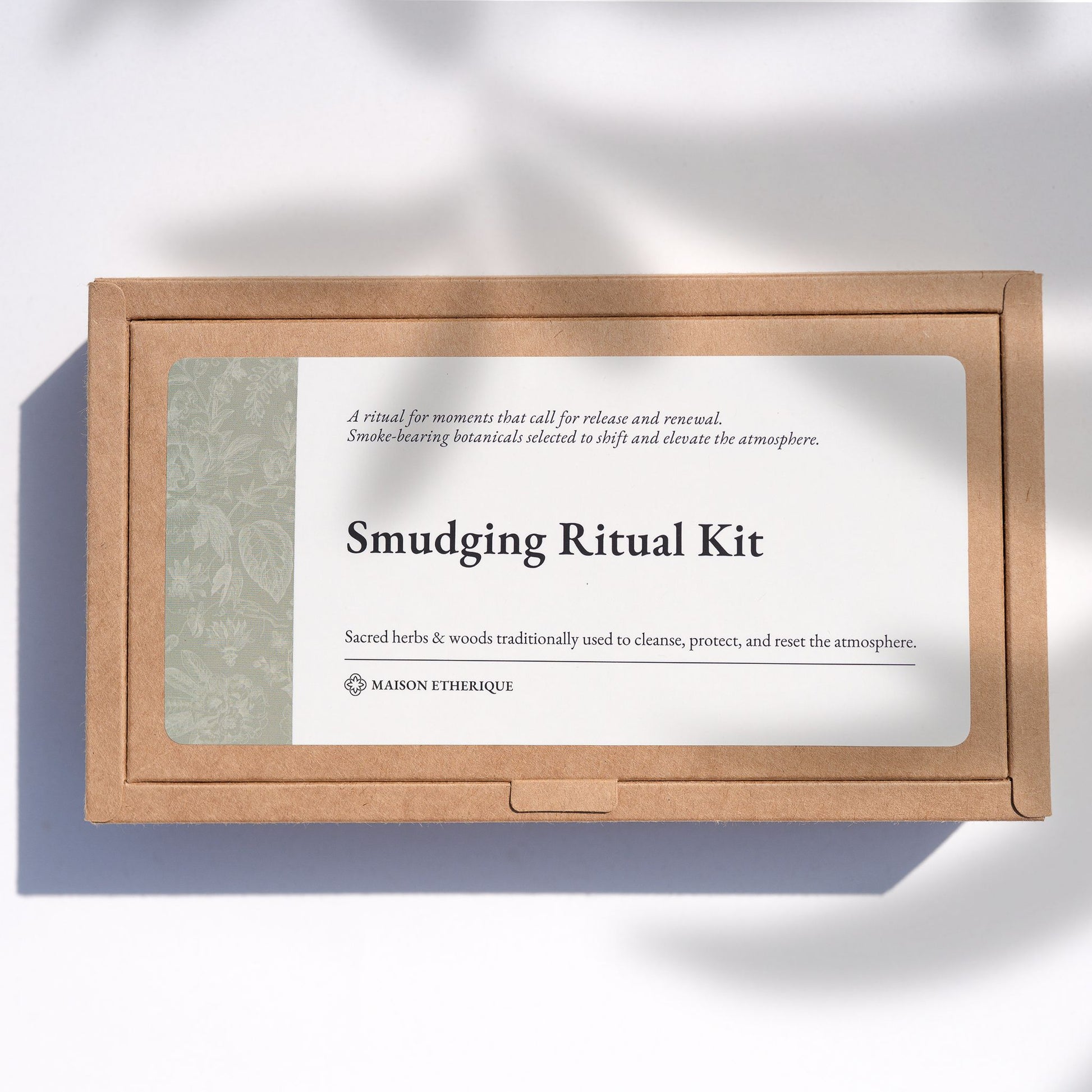 box of smudging ritual kit
