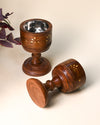 Wooden_burner with floral design