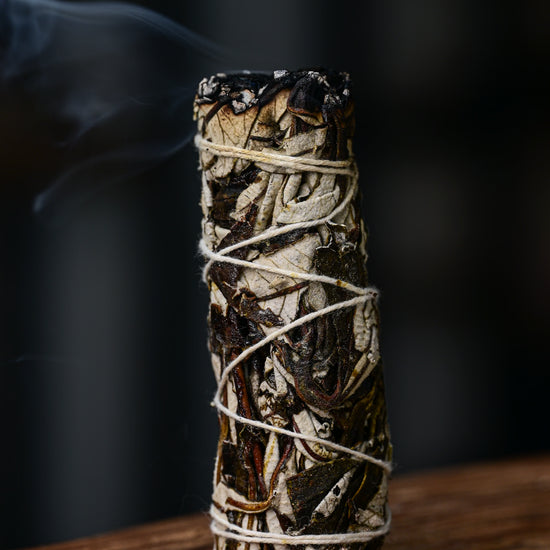 Yerba santa sage burning