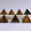 Tiger's Eye pyramid placed together